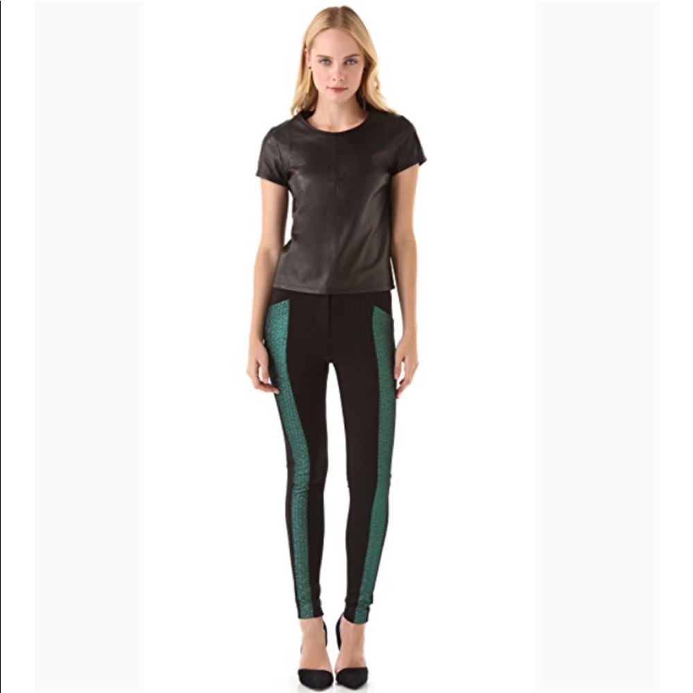 ✨Rebecca Minkoff Ama Metallic Pants✨